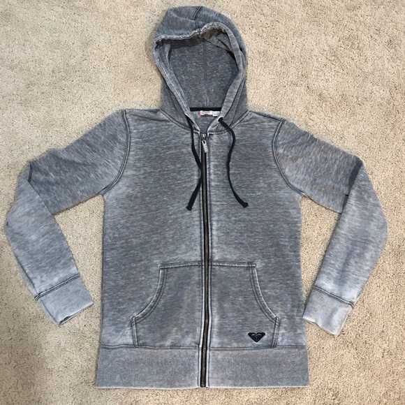 Distressed zip up hoodie Clearance